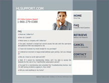 Tablet Screenshot of hlsupport.com